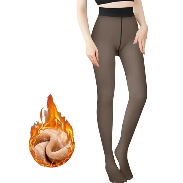 Women's Fashion Plus Size Pantyhose Wear Fleece Warm Pantyhose Plus Size - Image 19