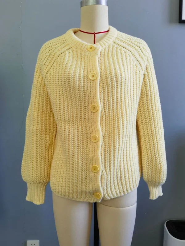 Women's casual crew-neck long-sleeved sweater - Image 25