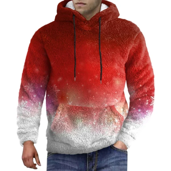 Hooded Sports Tracksuit Unisex Running Outfits Long Sleeve Pullover Hoodies - Image 23