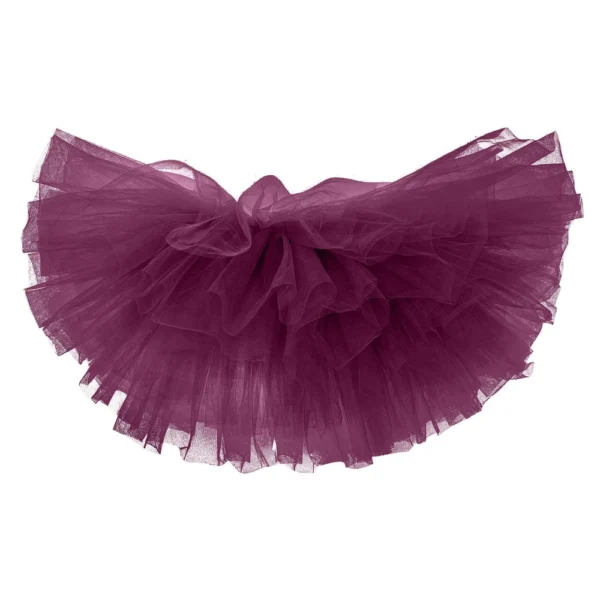 Women's Fashion Solid Color Half Skirt Party Ballet Puff Skirt Mesh Skirt - Image 8