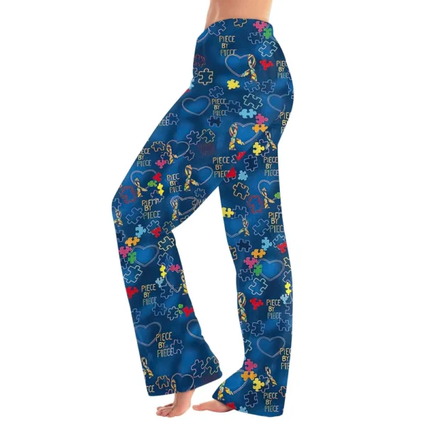 Women Winter Plaid Pants Full Length Long Trousers Sports Pants - Image 16