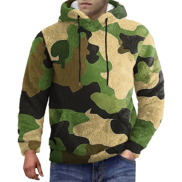 Hooded Sports Tracksuit Unisex Running Outfits Long Sleeve Pullover Hoodies - Image 2