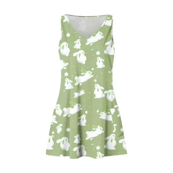 Women's Sundresses Casual Easter Summer Fashion Loose Dresses Printed Dress - Image 11