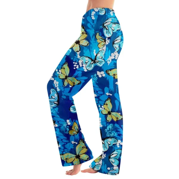 Women Winter Plaid Pants Full Length Long Trousers Sports Pants - Image 16