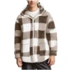 Fall Winter Ethos Plaid Casual Long-sleeved Hooded Cardigan Zipper Coat - Image 20
