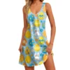 Women's Fashion Summer Loose Printed Dresses Sundresses Easter Casual Dress - Image 13