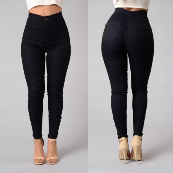 New Fashion elastic jeans women leggings ladies pants - Image 10
