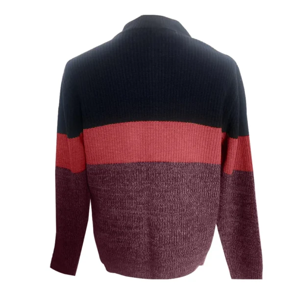 Men's Sweater, Men's Casual Knitted Pullover, Loose Fit, Long Sleeved - Image 6