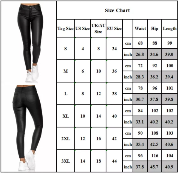 Women's high leggings long pants women - Image 3