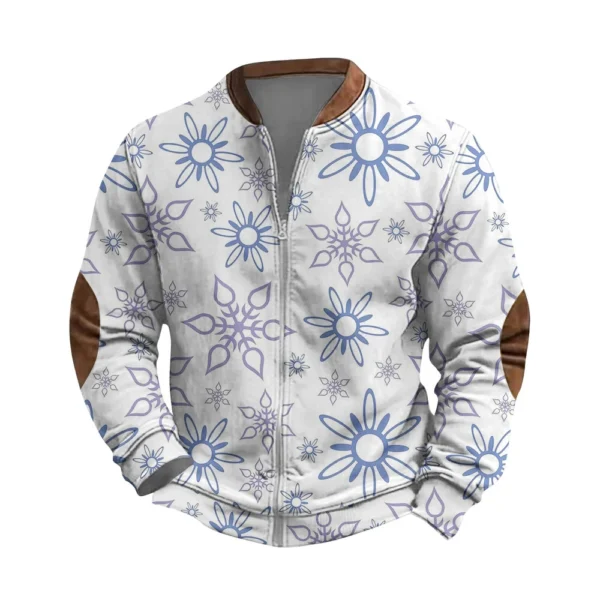 Men's Retro Casual Gradient Printed Sweatshirt - Image 23