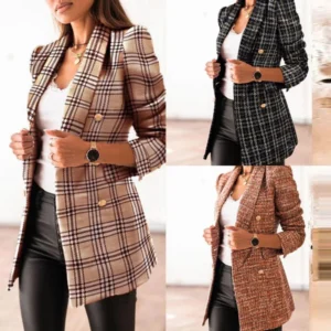 Women's lapel slim fit suit