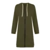 Women's Zip Up Hoodies Oversized Fleece Long Sleeve Sweatshirts Jacket Coat - Image 12