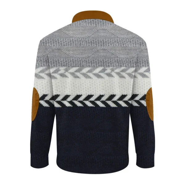 Men's Corduroy Cardigan 6-button Long-sleeved Sweatshirt - Image 11