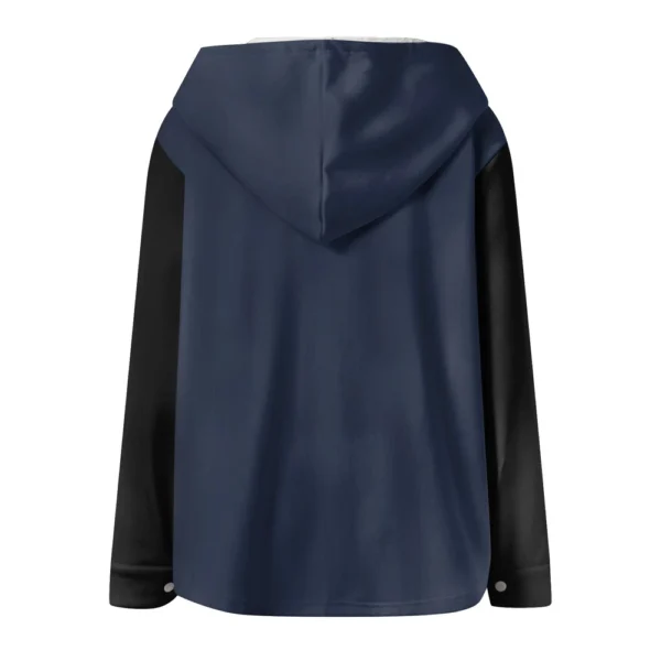 Women's Coat Casual And Fashionable Composite Thick And Warm Printed Hooded - Image 12