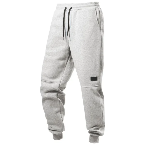 Men's Fleece Active Retro Casual Leg Tied Pants Mens Sweatpants with Pockets - Image 19