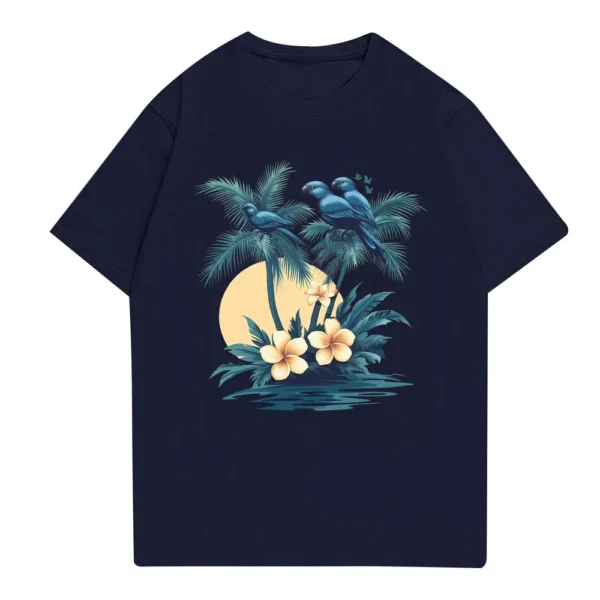 Men's Stand Collar Short Sleeve Shirt Loose Leisure Holiday Shirt Man - Image 11