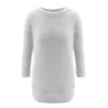 Women's Fuzzy Fleece Solid Color Dress Loose Fit Casual Round Neck Long Sleeve - Image 10