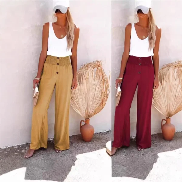 Women's clothing high waist loose long legs women - Image 2