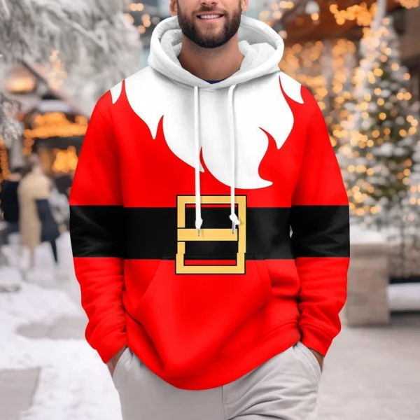 Hooded Sports Tracksuit Unisex Running Outfits Long Sleeve Pullover Hoodies - Image 25