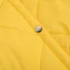 Women's  Loose Casual Solid Color Medium Long Diamond  Down Cotton Jacket, - Image 9