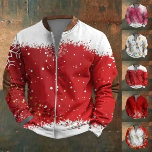 Men's Retro Casual Gradient Printed Sweatshirt