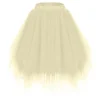 Women's Fashion Solid Color Half Skirt Party Ballet Puff Skirt Mesh Skirt - Image 49