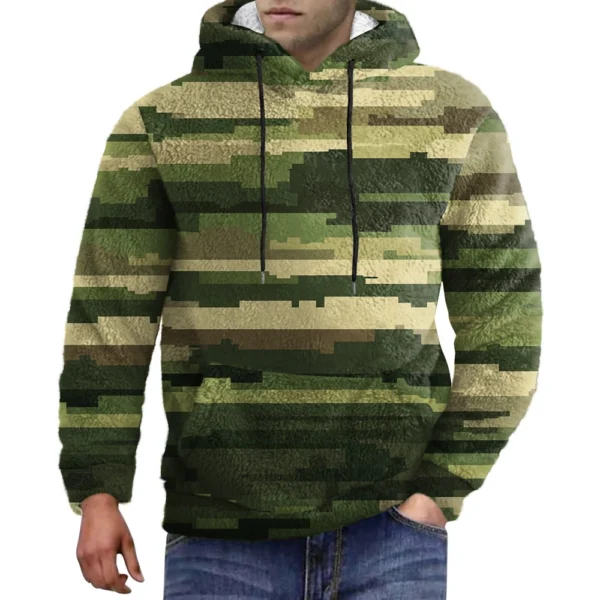 Hooded Sports Tracksuit Unisex Running Outfits Long Sleeve Pullover Hoodies - Image 23