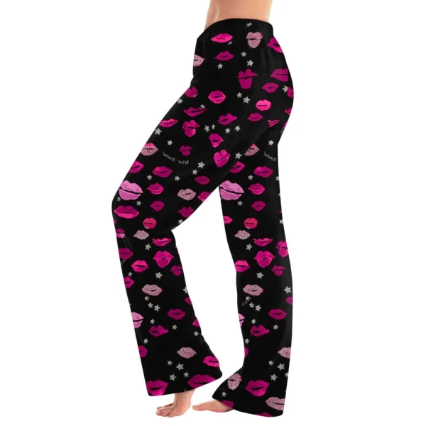 Women Winter Plaid Pants Full Length Long Trousers Sports Pants - Image 13