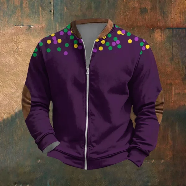 Men's Retro Casual Gradient Printed Sweatshirt - Image 16