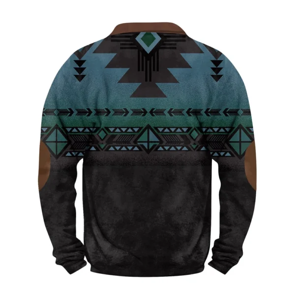 Men'S Retro Casual Sportswear With Open Zipper Sweatshirt Jacket - Image 11