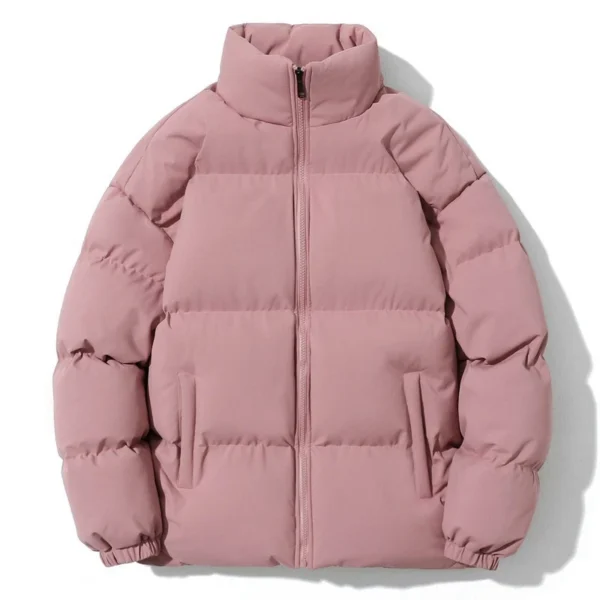 Men's stand collar thick coat thermal - Image 19