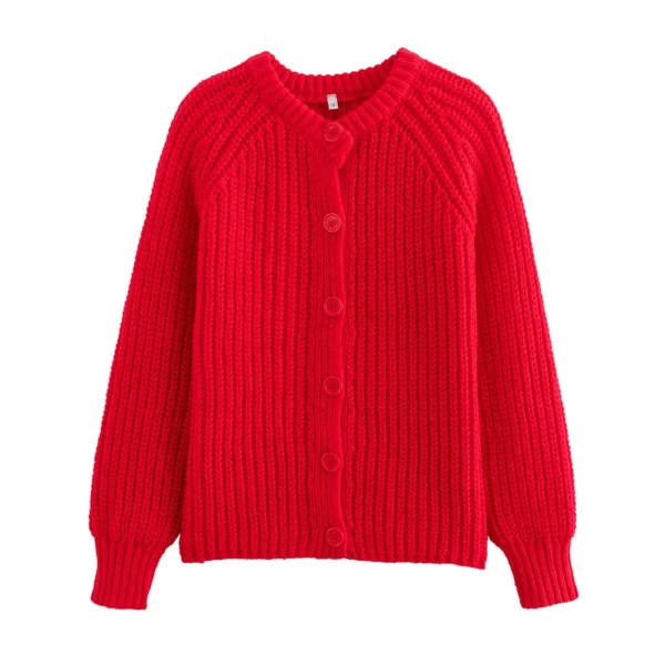Women's casual crew-neck long-sleeved sweater - Image 4