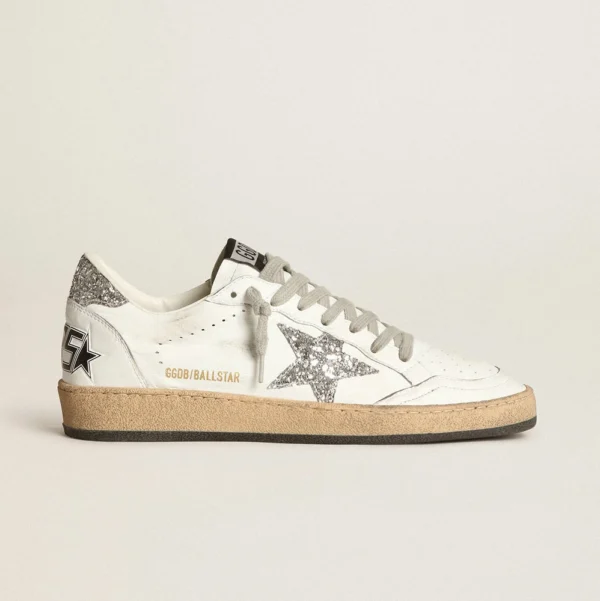 gg*db Women's and men's shoes silver tail silver star board shoes - Image 9