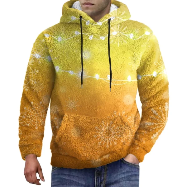 Men's Standing Collar Sweatshirt Is Outdoor Casual Sweaters Tops - Image 6