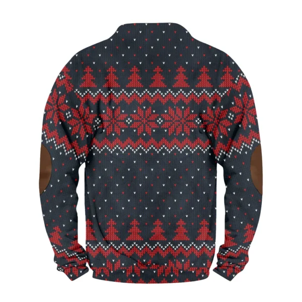 Men's Buttoned Sweatshirt With European And American Autumn/winter Printed Long - Image 12