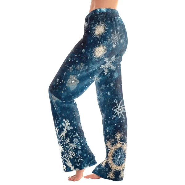 Women's Halloween Printed Casual Pants Drawstring Elastic Waist Drawstring - Image 6
