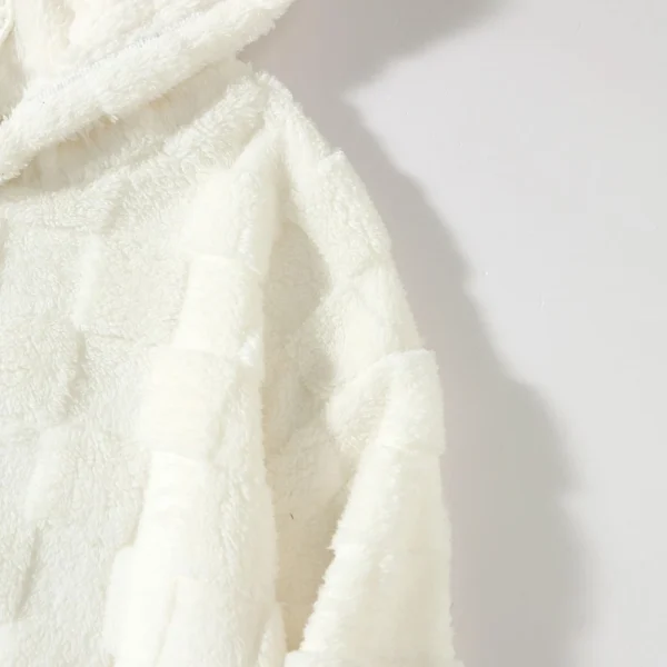 Plaid Loose Winter Plush Hoodie Casual Plus-size Coat For Men - Image 12