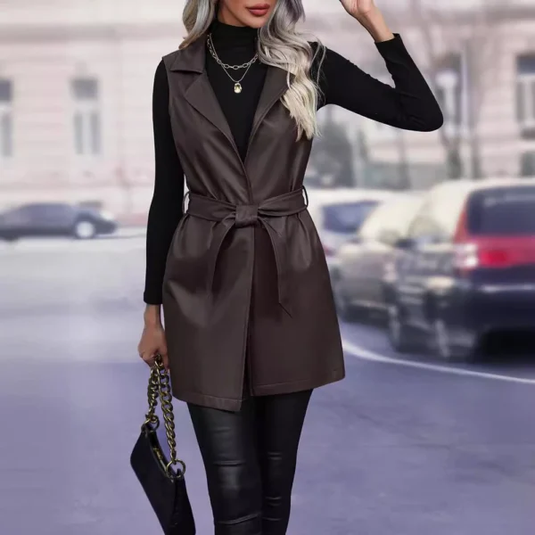 Women's Vest Cardigan Lapel Loose - Image 2