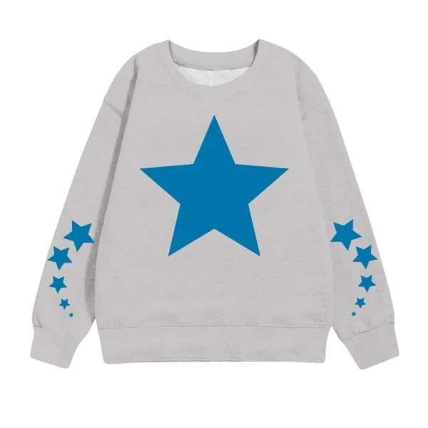 Women's Fashionable Loose Fitting Hooded Pullover, Long Sleeved Sportswear, - Image 23
