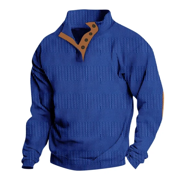 Spring And  Men's Standing Collar Sweatshirt Is Outdoor Casual Sweaters Tops - Image 10
