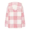 Fall Winter Ethos Plaid Casual Long-sleeved Hooded Cardigan Zipper Coat - Image 30