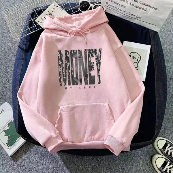 Womens Oversized Fleece Sweatshirts Long Sleeve Sweaters Pullover Fall Outfits - Image 31