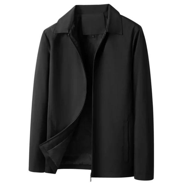 Mens Corduroy Casual Lapel Outdoor Solid Color Stylish Executive Jacket - Image 14