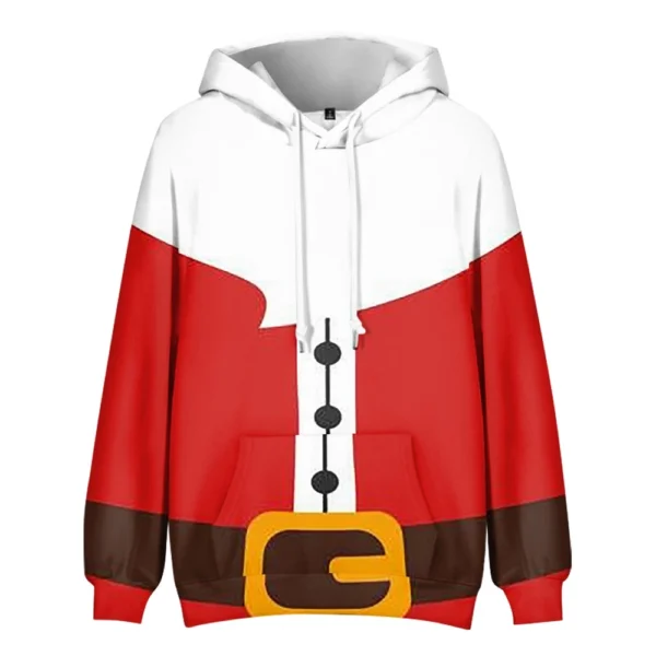 Hooded Sports Tracksuit Unisex Running Outfits Long Sleeve Pullover Hoodies - Image 12
