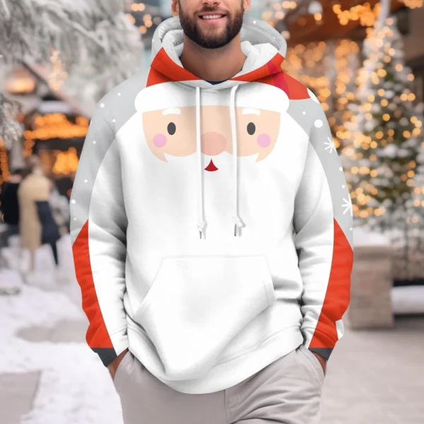 Hooded Sports Tracksuit Unisex Running Outfits Long Sleeve Pullover Hoodies - Image 19