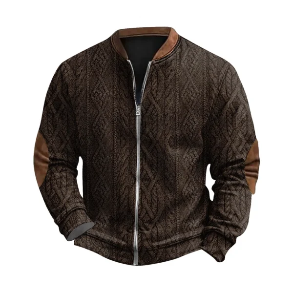Men's Retro Casual Gradient Printed Sweatshirt - Image 10