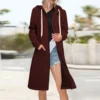 Women's Zip Up Hoodies Oversized Fleece Long Sleeve Sweatshirts Jacket Coat - Image 26
