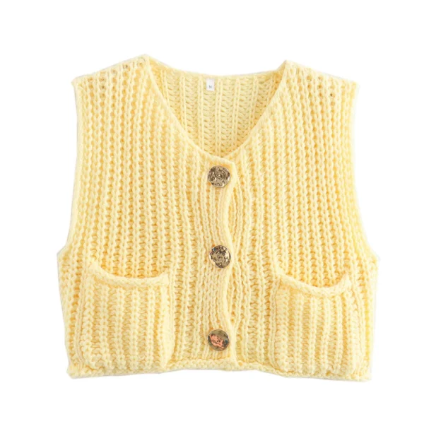 Women's thick needle vest - Image 14