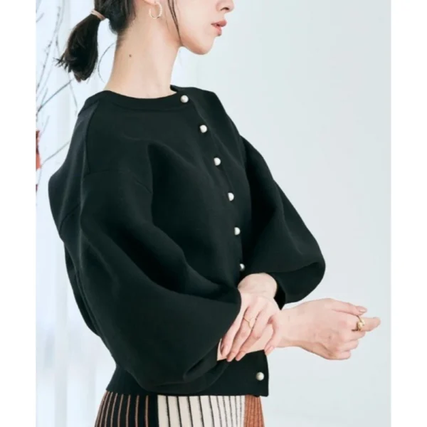 Women's loose knitted jacket - Image 17