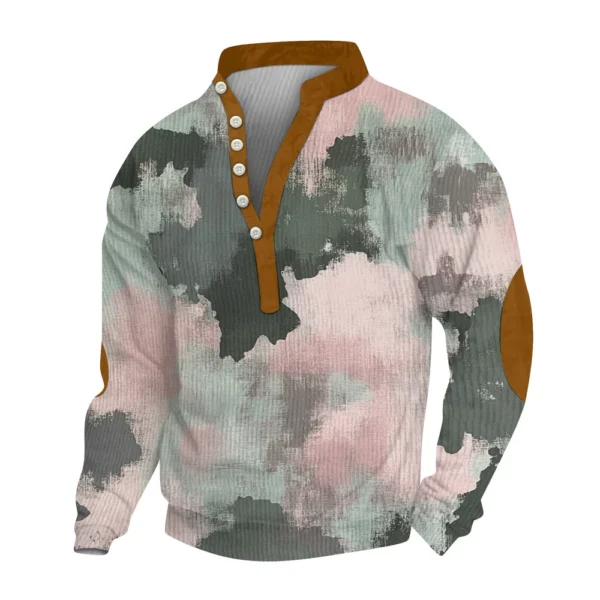 Men's new half zipper long sleeved tactical arm pullover training men's clothing - Image 25